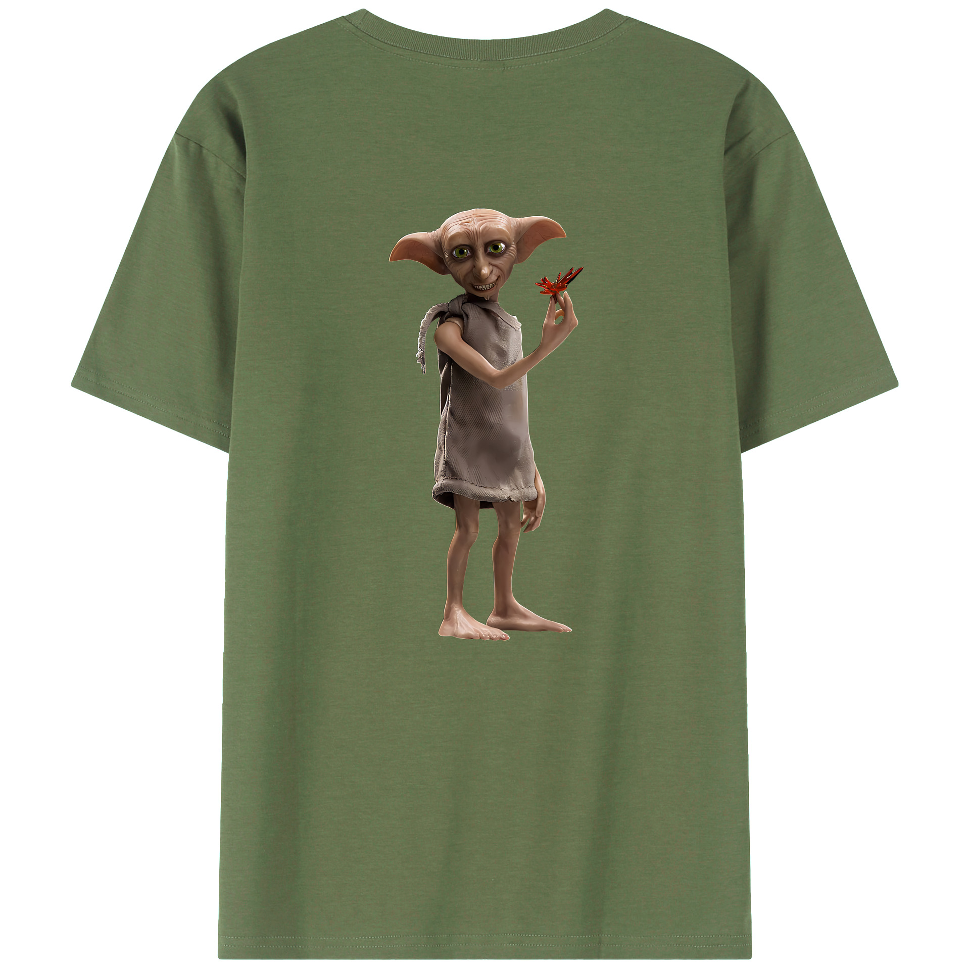 （画像用） Harry Potter ハリー・ポッターシリーズ 綿100％ メンズ半袖Tシャツ（バックプリント） 通気性